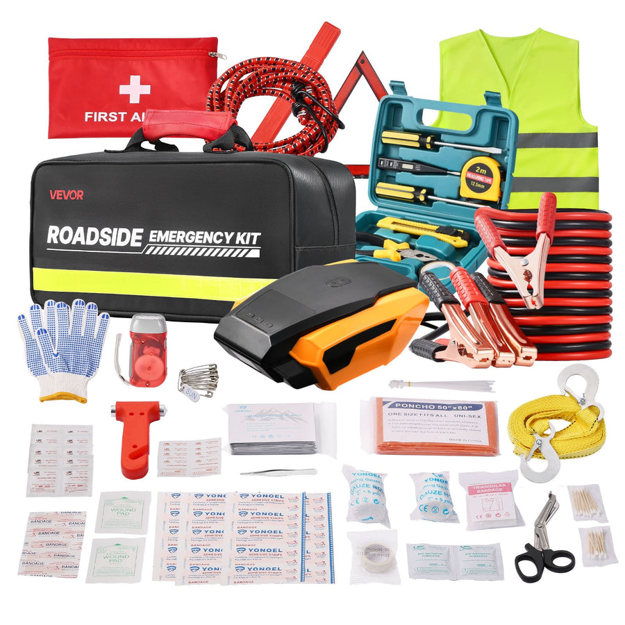 32-Piece Car Emergency & First Aid Kit