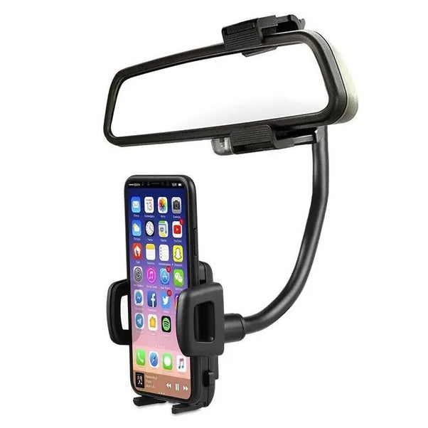 Universal Rearview Mirror Phone Mount